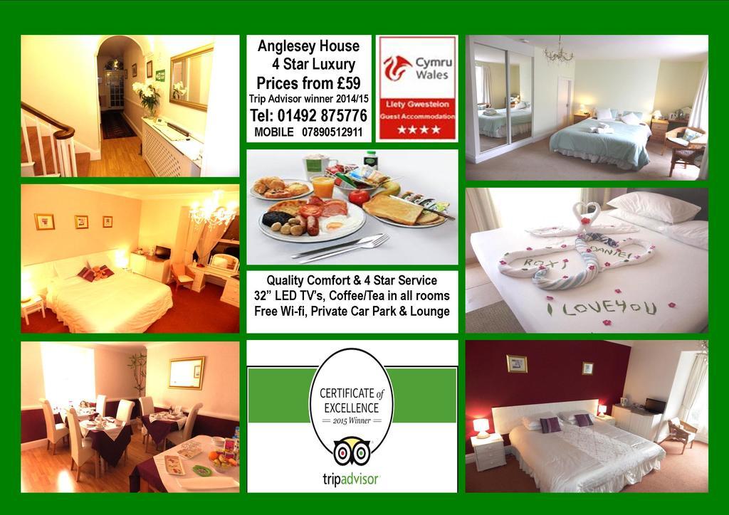 Bed and Breakfast Anglesey House à Llandudno Extérieur photo